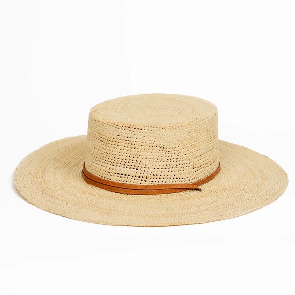 Made by Minga | Straw Boater Hat | XL | NWT - Picture 3 of 7